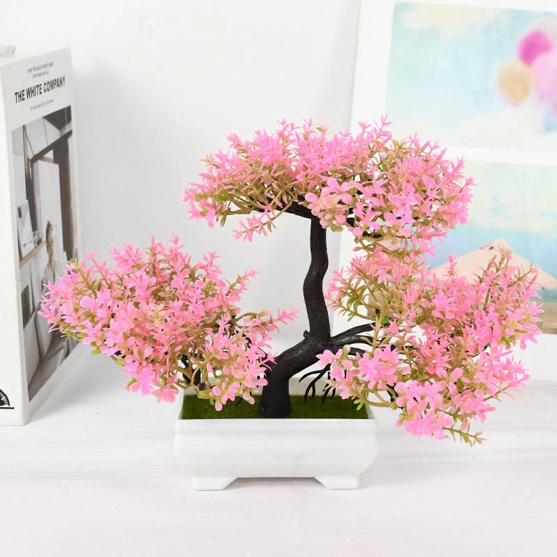 Artificial Plastic Plant Bonsai Small Tree