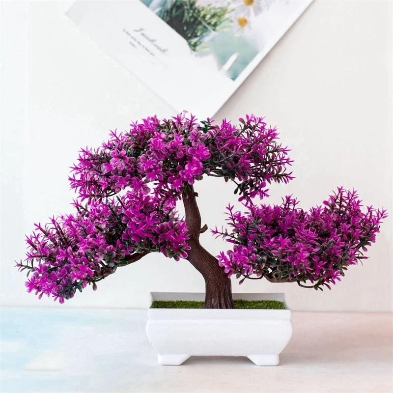 Artificial Plastic Plant Bonsai Small Tree