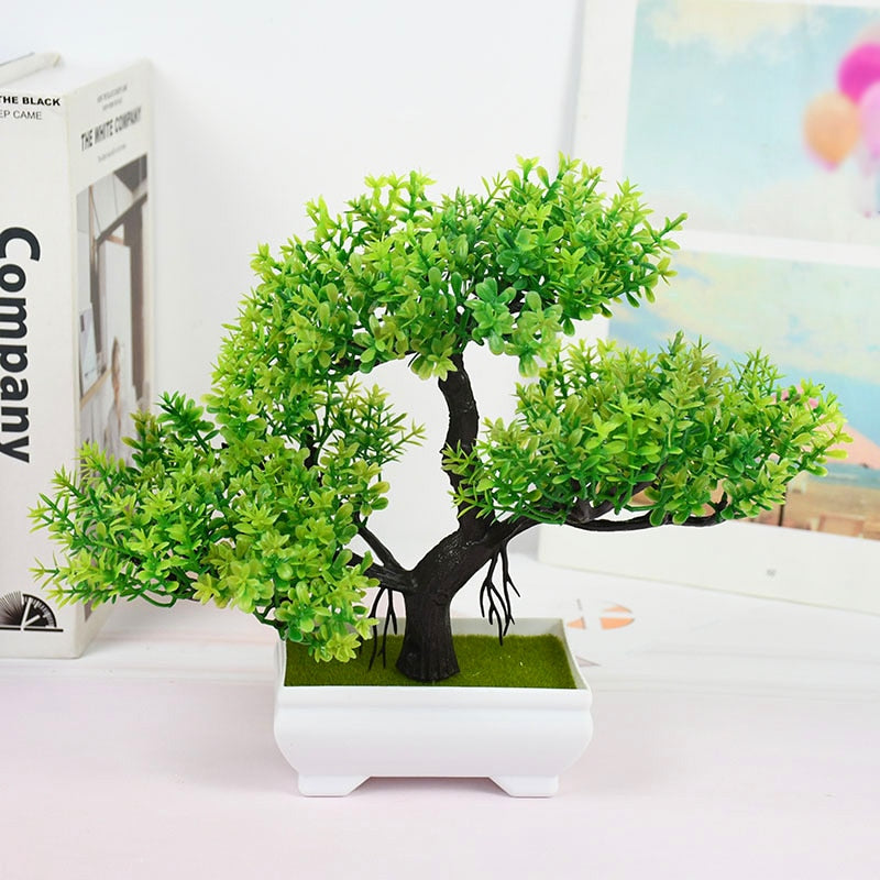 Artificial Plastic Plant Bonsai Small Tree