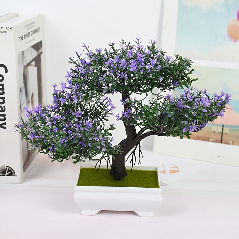Artificial Plastic Plant Bonsai Small Tree