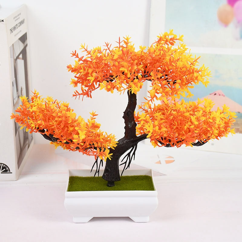 Artificial Plastic Plant Bonsai Small Tree